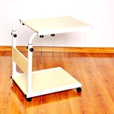 缩老人病人床上餐桌护理桌小户型饭桌子折叠家用简易可移动升降伸
