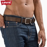 Levi's李维斯男士啡黑色休闲腰带皮带77134-1850
