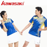 川崎羽毛球服 男装女装 2015款 正品运动T恤 ST-15129 ST-15230