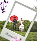 2014新款婚纱摄影道具 影楼道具 外景拍照情侣相框韩式 手拿板