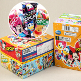 日本进口零食 Glico固力果迪士尼米奇头型水果棒棒糖果整盒300g