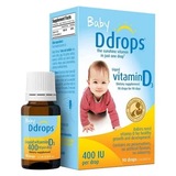 新西兰直邮 BABY Ddrop/D drops婴儿维生素D3滴剂400IU 90滴