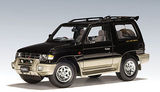 海外代购 汽车模型 帕杰罗主客观三菱旗下1998黑色奥拓1:18