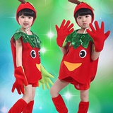 六一儿童演出服水果蔬菜卡通小辣椒幼儿园道具红辣椒舞蹈表演服装