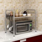 新款 厨房置物架微波炉架子层架多功能厨房收纳架桌上架