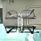 车用眼镜夹汽车眼镜夹车载眼镜架夹支架眼镜盒卡片夹票据夹 舜威