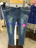 韩国专柜代购PAW IN PAW正品16女童牛仔裤PPTJ61102B