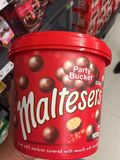 澳洲直邮代购麦提莎Maltesers麦丽素520g 进口夹心巧克力桶装零食