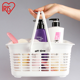 日本爱丽思IRIS浴室整理筐脏衣篮浴筐手提筐沐浴用品塑料收纳篮子