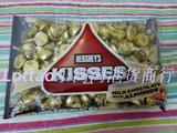 香港代购 美国原装进口好时KISSES杏仁牛奶巧克力500g金粒可可脂