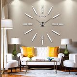 简约超大钟表创意挂钟客厅墙贴钟 现代DIY艺术挂钟个性时钟挂表