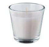 宜家代购OMTALAD 昂托拉香味烛和玻璃杯,香薰蜡烛蜡烛杯 原价9.9
