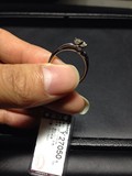 香港六福珠宝代购钻戒钻石戒指59.2分 K色 VS  5.5折支持六福售后