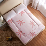 5厘米加厚折叠竹炭纤维保暖床垫床褥床上用品单双人柔软褥子包邮
