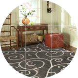 时尚腈纶地毯 简约客厅卧室地毯书房手工定制 勾子北欧风格高端