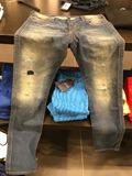 意大利正品代购阿玛尼Armani jeans 男牛仔裤修身款薄款