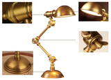 HH原版纯铜可调节书桌灯蚂蚁台灯机器人铜台灯特价包邮