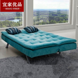 宜家小户型沙发床 可折叠1.5米 布艺沙发床 双人两用 1.8米可拆洗