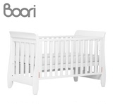 澳洲进口boori博瑞多功能实木婴儿床，包邮，送床垫