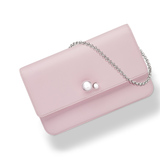 Dior迪奥女包法国正品代购2016新款粉色羊皮翻盖磁扣斜挎手拿包