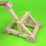 DIY科技小制作 投石器投石战车 中小学手工拼装玩具益智模型材料