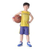 安踏童装男童夏装儿童夏季中大童两面穿运动篮球服套装2015新款