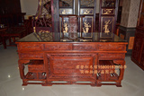君誉/非洲小叶红檀木1.8米红木办公桌/台老板桌简约现代/实木家具