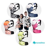 nuvolino韩国代购进口透气简单薄宝宝腰凳婴儿背带前抱后背式腰凳