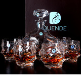 捷克进口DUENDE水晶玻璃威士忌杯红酒杯洋酒杯创意酒具7件套装