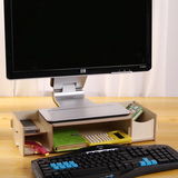笔记本电脑显示器屏增高架办公桌面电脑显示器底座置物整理收纳架