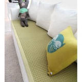 韩国代购 简约现代布艺组合沙发垫 飘窗垫 防滑长条坐垫 （现货）