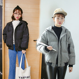 2015新款韩版加厚宽松棉衣女冬短款棉袄外套羽绒棉服学生面包服潮