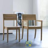 简约现代日式原木实木餐椅椅子书椅定制上海北欧宜家田园实木家具