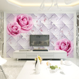 3D立体花卉欧式电视瓷砖背景瓷砖现代简约客厅卧室墙砖