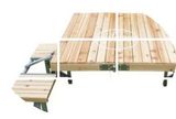 木制折叠桌椅/手提箱式折叠桌/户外促销桌包邮 户外必备