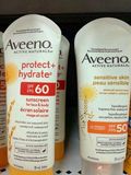 加拿大代购AVEENO艾维诺纯天然燕麦保湿抗过敏防晒霜（30度现货）