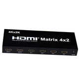 IT-CEO Y3JZ-2 HDMI切换器/分配器 4进2出 支持4K*2K 3D 矩阵 支?