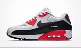 香港代购耐克Nike Air Max90 ESSENTIAL红白黑男气垫跑步鞋537384