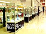 柜产品展柜样品展柜超市柜台郑州展示柜钛合金展柜精品货架玻璃展