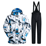 威登诺新款男士滑雪服套装男士大码冬季棉衣防水防风男滑雪衣外套