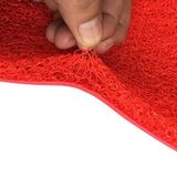 K红地毯塑料迎宾垫丝圈厚地垫塑胶门垫防水定做不规则剪裁室外包