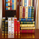欧式达尔文 装饰书籍仿真道具书 摄影书房书柜 复古假书摆件模型