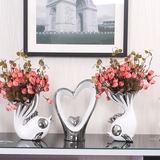 婚欧式陶瓷花瓶客厅电视柜酒家庭摆件装饰柜家里房间艺术品创意结