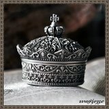 复古欧式韩国公主首饰盒非实木质小号皇冠绒布手饰珠宝饰品收纳盒