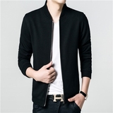 2015秋季男士韩版休闲薄款立领夹克青年大码修身潮男长袖外穿外套