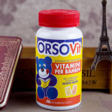 【现货】 意大利正品代购原装ORSOVIT小熊儿童维生素软糖60粒
