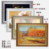 欧式实木油画外框专用 金色复古油画框  50 60 80 90尺寸可定制