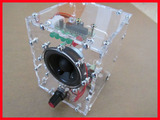 透明音响LM386功放套件 带外壳 电脑脑音箱DIY制作 小音箱