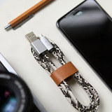 有心正品蛇纹iPhone6苹果安卓单头数据线保护套usb充电线定制