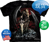 美国现货THE MOUNTAIN骷髅领主3D英雄联盟游戏图案短袖T恤男3dt恤